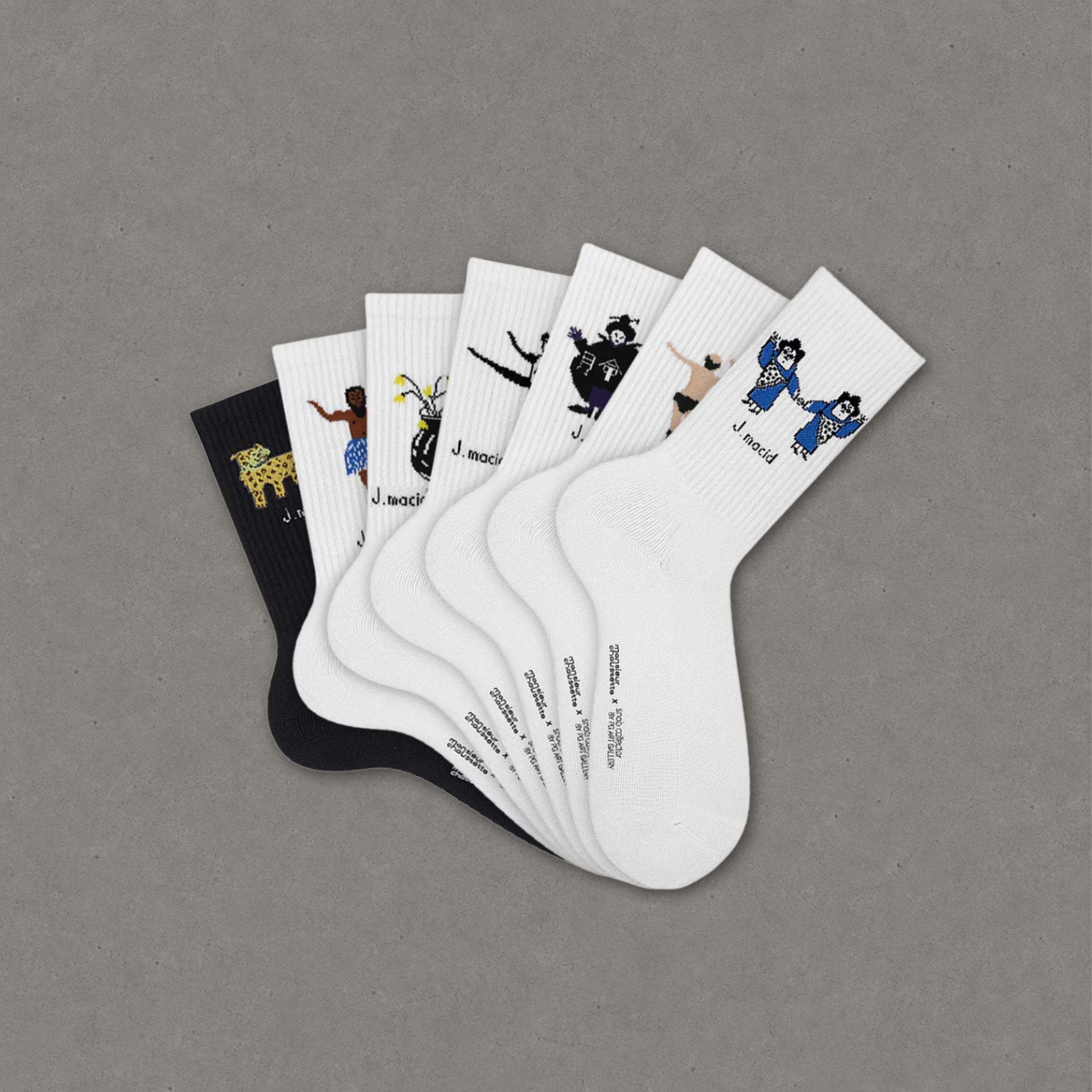 Je M'appelle Macid Collection by Monsieur Chaussette x Snob Collecto