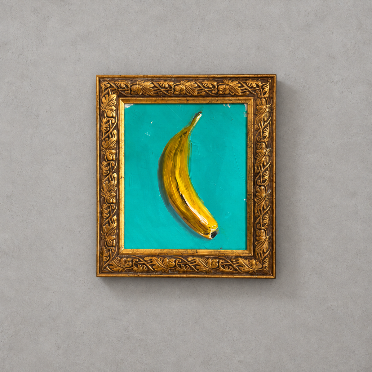 Bülent Ekiz, Untitled, 2025 — banana, framed
